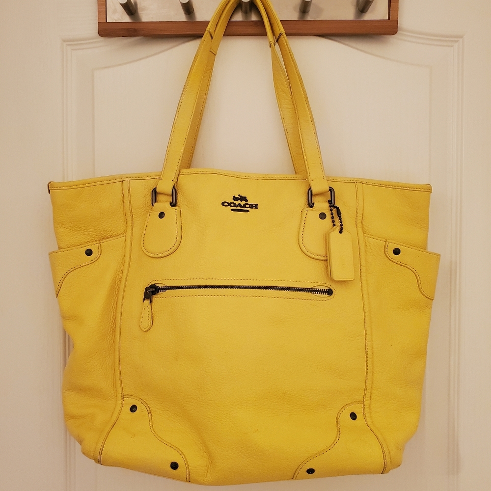 Coach Mickey Leather Tote